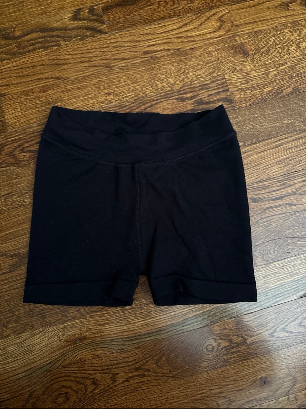 Malibu Sugar Girls Black Biker Shorts One Size